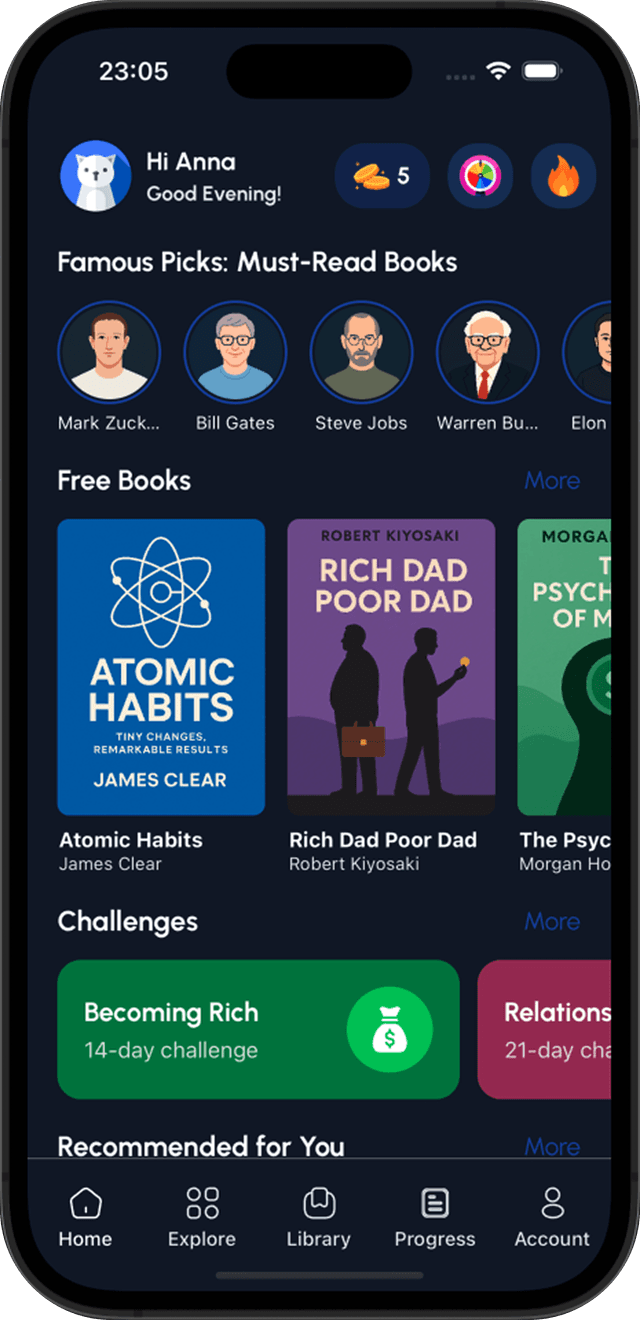 Bookast App Mockup - Center
